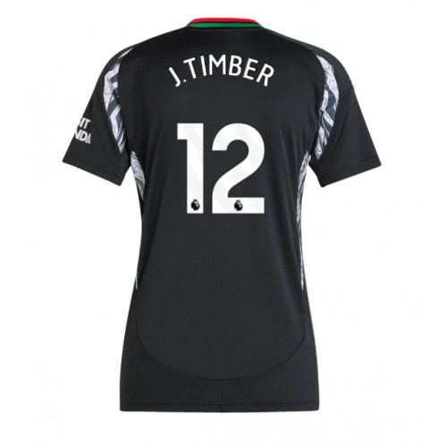 Arsenal Jurrien Timber #12 Replica Away Shirt Ladies 2024-25 Short Sleeve Arsenal Jurrien Timber #12 Replica Away Shirt Ladies 2024-25 Short Sleeve